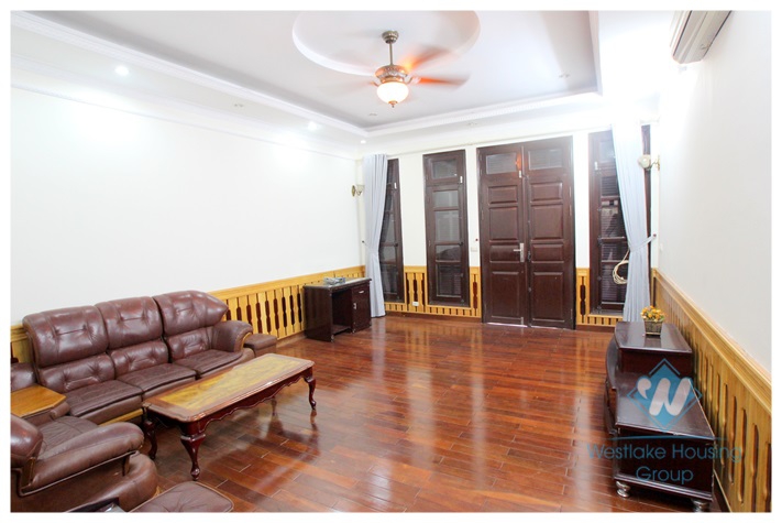 Beautiful villa with garage and garden for rent in Ciputra, Tay Ho